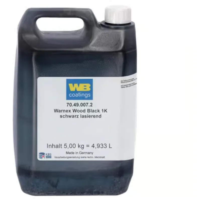 Adam Hall 0133 Warnex vattenbaserad träbets i svart 5 liter Köp nu
