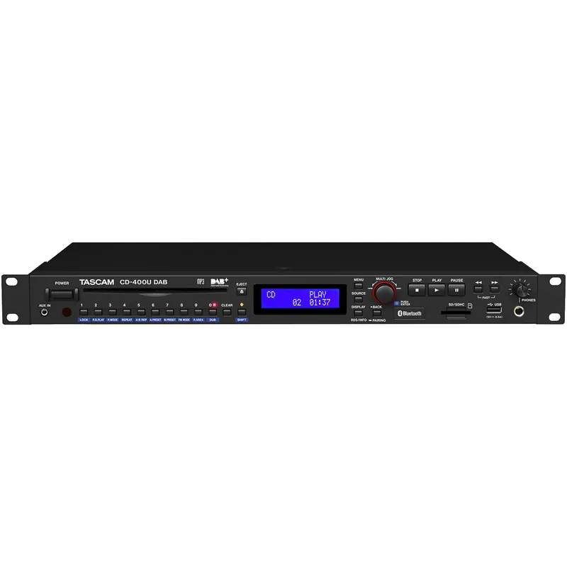 Sista chansen Tascam CD-400U DAB mediaspelare med tuner och Bluetooth