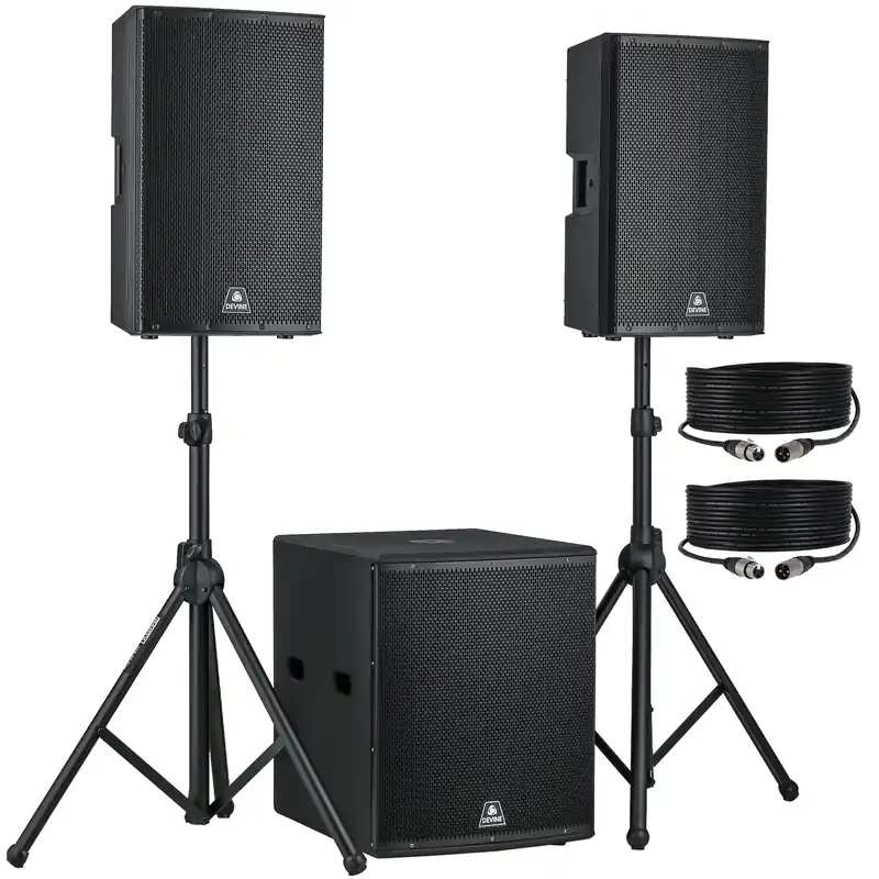 Devine Onyx 2.1 högtalarset 15A + 18SA 5200W Köp online