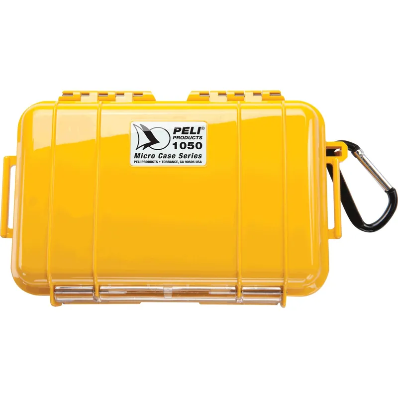 Peli 1050 Micro Case gul 16 × 9,3 × 7 cm I lager