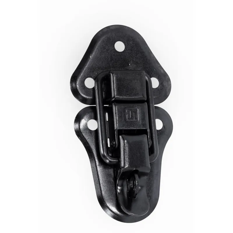 Adam Hall 1602BLK Medium surface-mounted lock KTL, black Med Kampanjpris