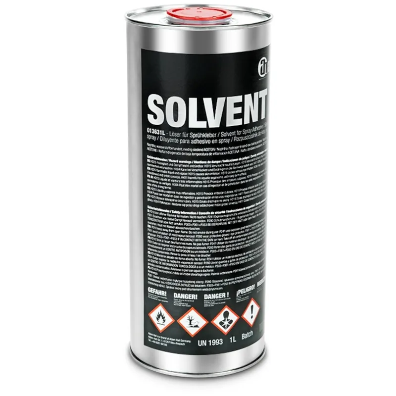 Adam Hall 013631L Solvent för 01362 spraylim 1 L behållare Lägg i varukorgen