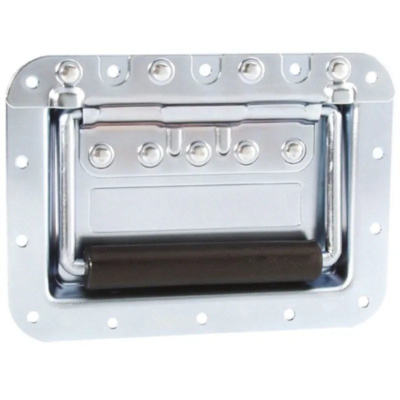 Nyhet Adam Hall 34085 Recessed Sprung Handle Stor i skalan, 14 mm