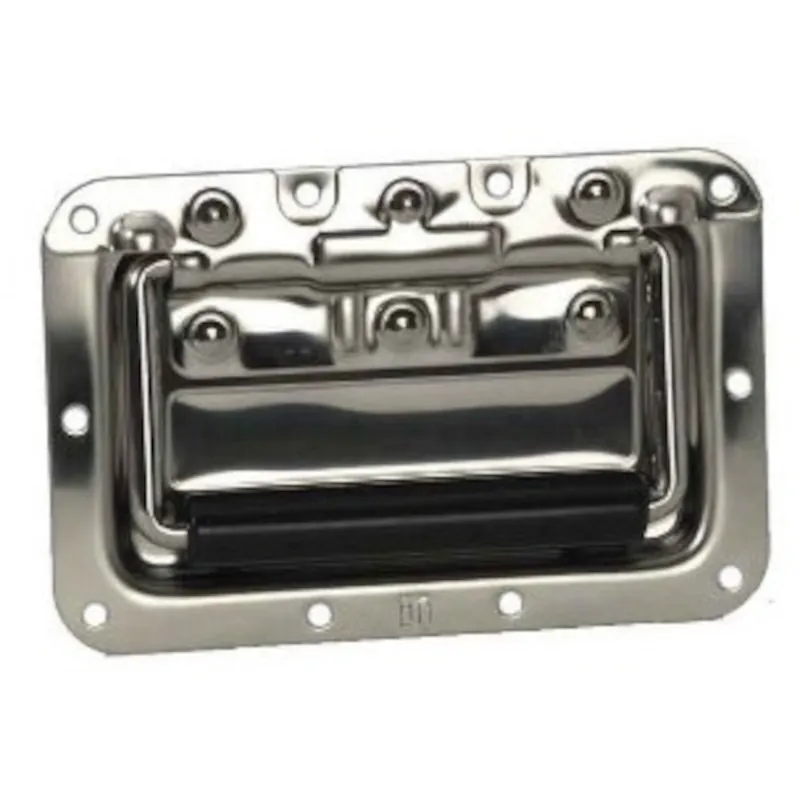 Adam Hall 34082S Recessed Sprung Handle medium i skål, rost Beställ idag