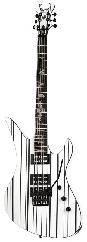 Köp nu Schecter Synyster Standard White/Black Stripes