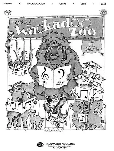 Nedsatt pris Jill Gallina: The Wackadoo Zoo - Director's Score.