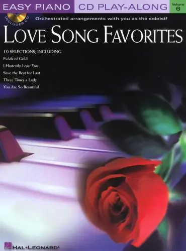 Easy Piano CD Play-Along Volume 6: Love Song Favourites Begränsad tid