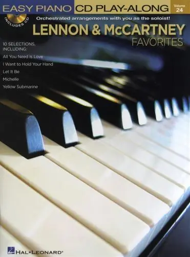 Begränsat antal Easy Piano CD Play-Along Volume 24: Lennon And McCartney Favourites