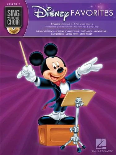 Sing With The Choir Volume 7: Disney Favorites (Book And CD) Begränsat antal