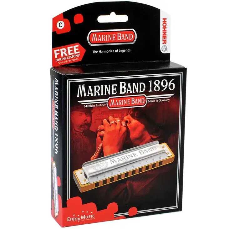 Snabb frakt Hohner Marine Band 1896 C-harmonic minor