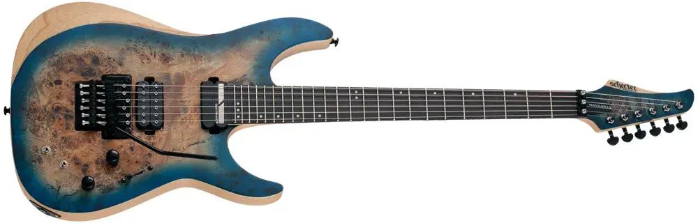 Schecter Reaper-6 FR S Satin Sky Burst (SSKYB) Populärt val