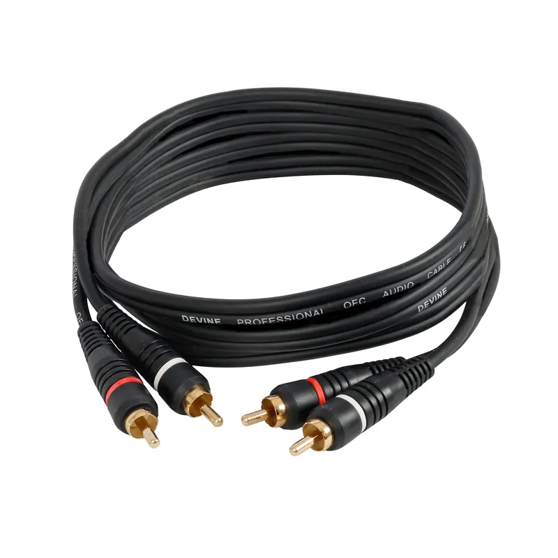 Devine VB5100 2x RCA hane - 2x RCA hane 10 m Nyhet