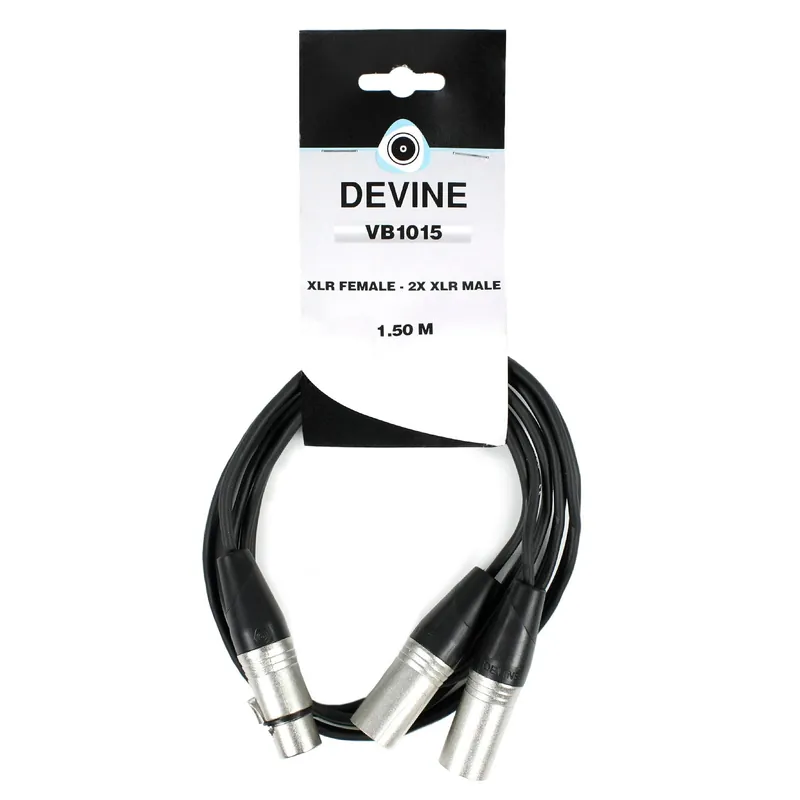 Devine VB1015 XLR hona - 2x XLR hane 1,5m Sista chansen