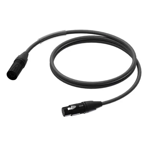Outlet Procab PRD955 Prime 5m DMX - AES XLR hane - XLR hona 5-polig