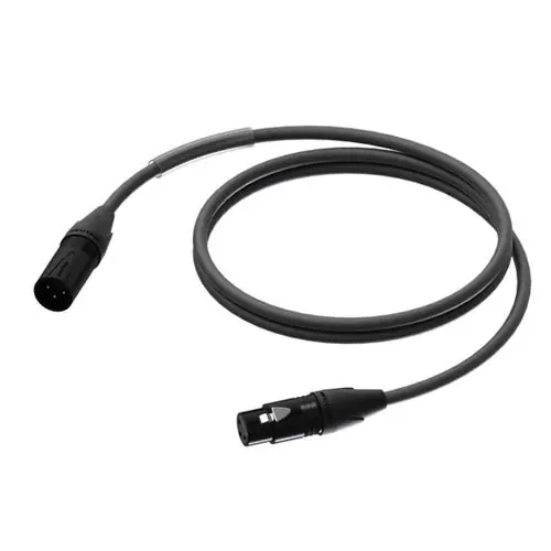 Kampanjpris Procab PRD953 10 meter DMX - AES XLR hane – XLR hona