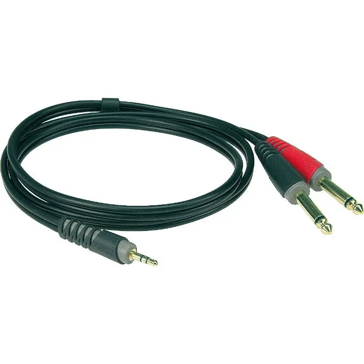 Rabatt Klotz AY5-0200 2x jack 2p - 1x minijack 3p 2 meter förläng