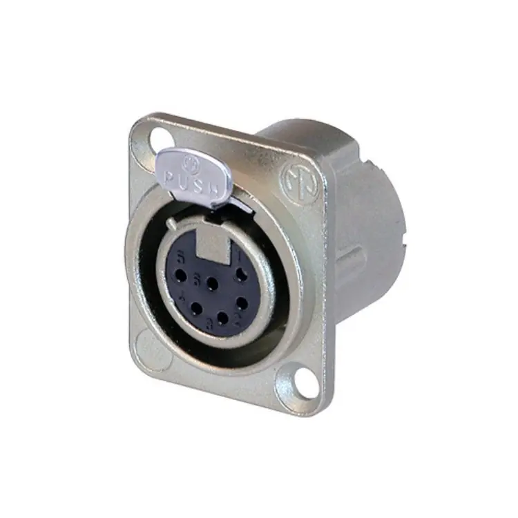 Neutrik NC6FD-LX XLR chassidel 6p hona Säker betalning