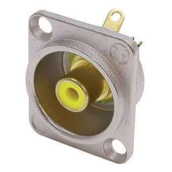 Neutrik NF2D-4 RCA chassikontakt gul Köp nu