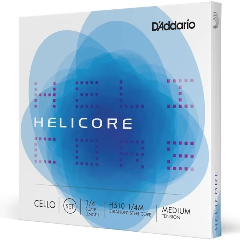 Endast idag D'Addario H510 1/4M Helicore Cello String Set 1/4 Scale,Medi
