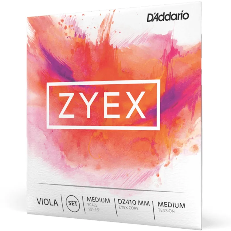 Outlet D'Addario DZ410 MM Zyex Viola String Set Medium Scale, Mediu