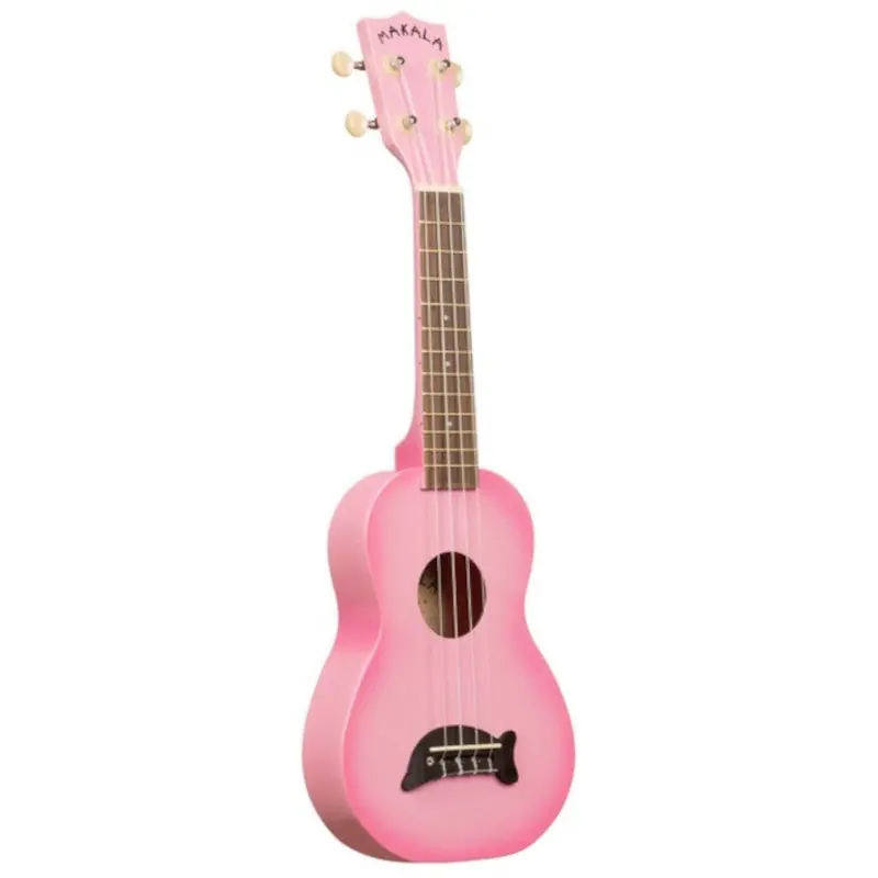 Outlet Kala Makala Dolphin Pink Burst Soprano Ukulele