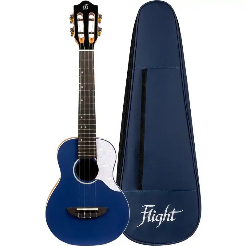 Beställ idag Flight Iris Concert Ukulele Dark Blue with Gig Bag
