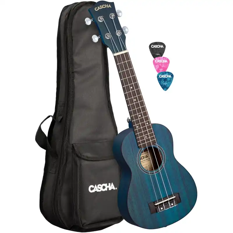 Cascha HH 2266L Premium Mahogany Left-Handed Soprano Ukulele Köp nu