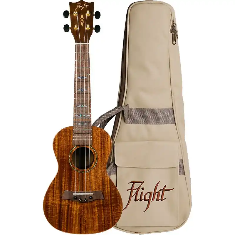 Billig Flight Supernatural Series DUC445 Glossy Acacia konsertukule
