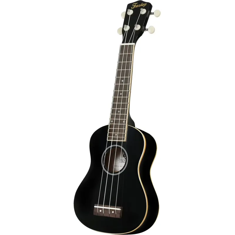 Utförsäljning Fazley K21B-W svart sopranukulele