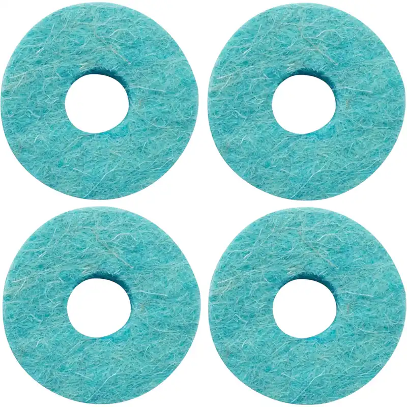 Begränsat antal Dixon PAWS-9B2/4 Cymbal Felts Quetzal Blue (4 stycken)