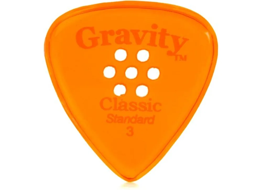 Populärt val Gravity Picks Classics Standard 3.0 mm Polished w Multi-Grip Hole