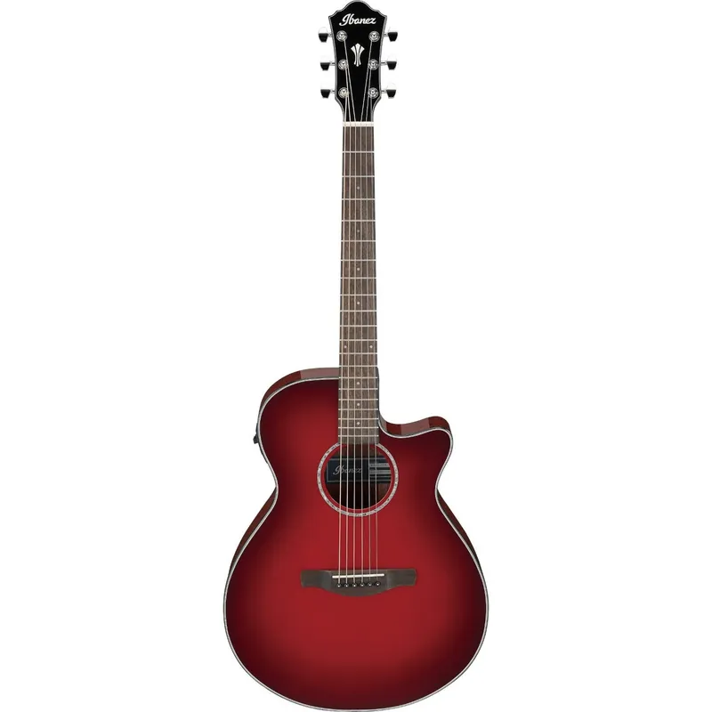 Ibanez AEG51 Transparent Red Sunburst High Gloss Electro-Aco Reapris
