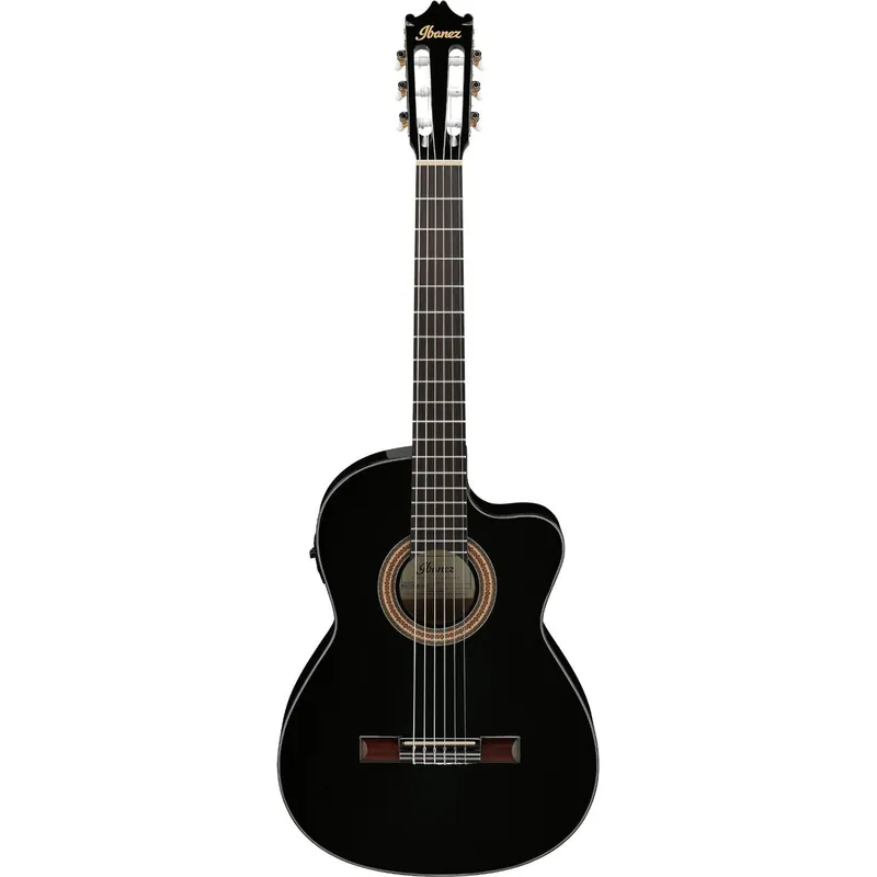 Kampanj Ibanez GA11CE Black High Gloss Electro-Acoustic Classical Gu