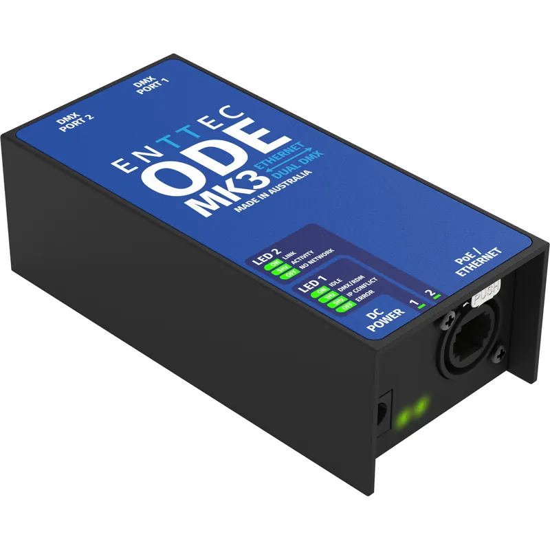 Erbjudande Enttec Open DMX Ethernet with PoE MK3 DMX-gränssnitt