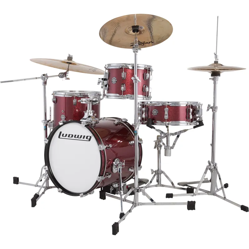 risnedsättning Ludwig LC179XX025 Breakbeats Wine Red Sparkle Shell Set