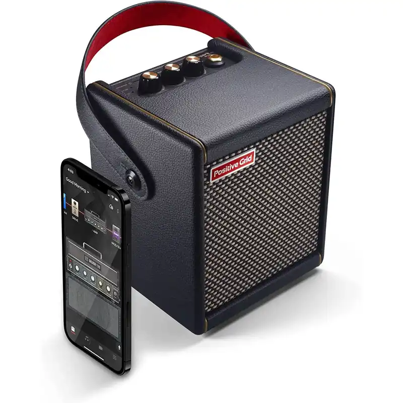 Bästa pris Positive Grid Spark MINI Black Portable Smart Guitar Amp & B