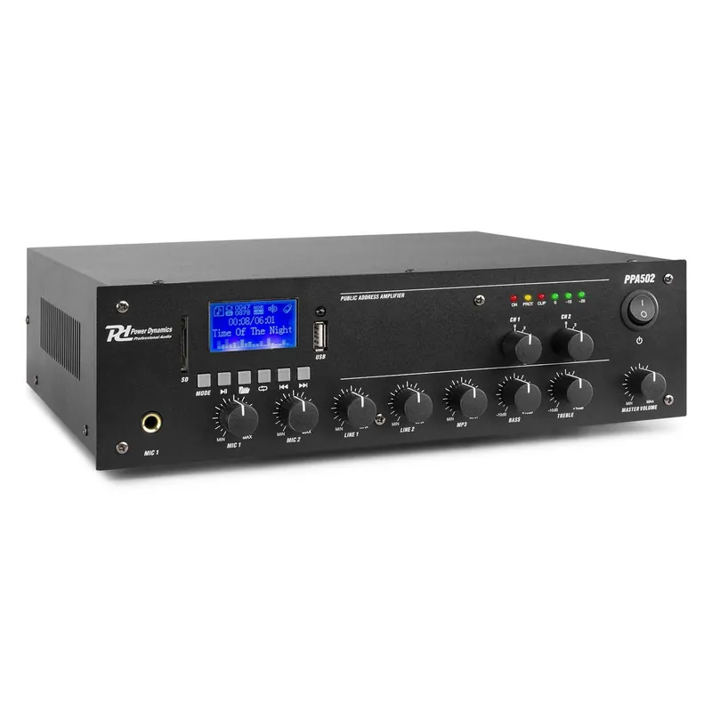 Lägg i varukorgen Power Dynamics PPA502 100V/70V 2-Channel Amplifier (50W)