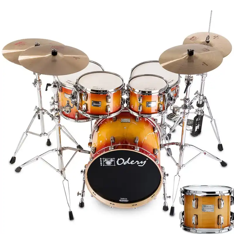 Odery Eyedentity EYE.125 Soft Gold Burst 5-Piece Maple Shell Lågt pris