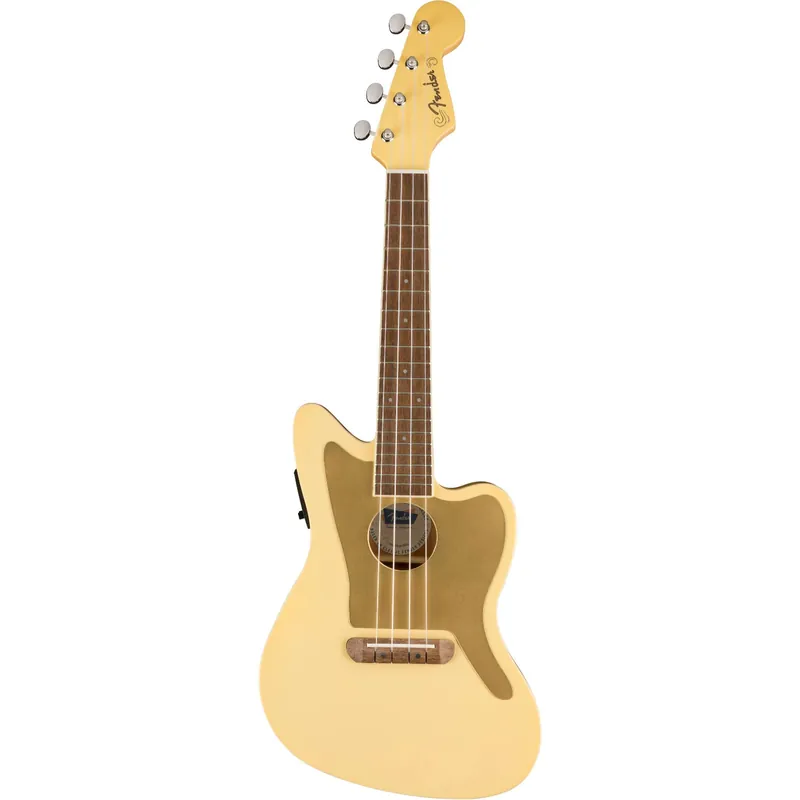 Fender FSR Fullerton Jazzmaster Uke Vintage White Electro Ac Extra rabatt