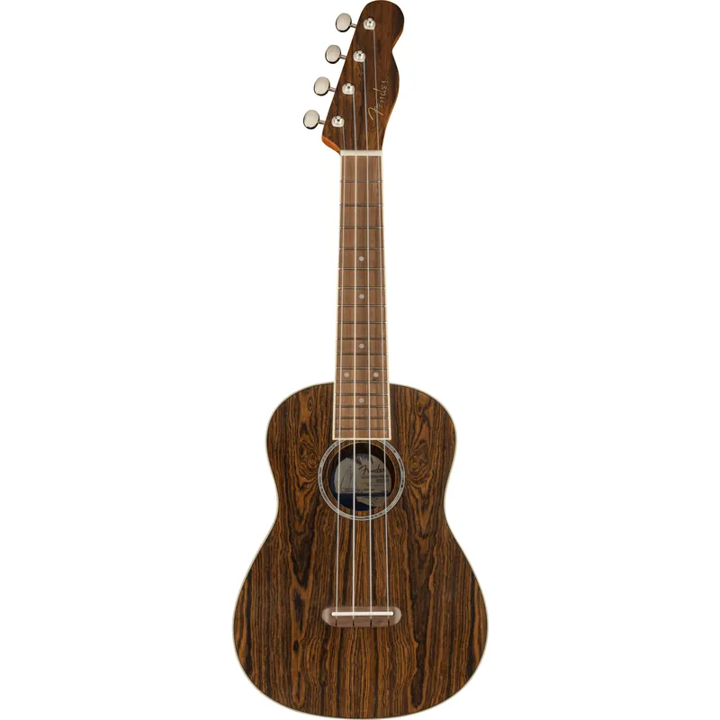 Fender California Coast Zuma Exotic Bocote Concert Ukulele Sista chansen