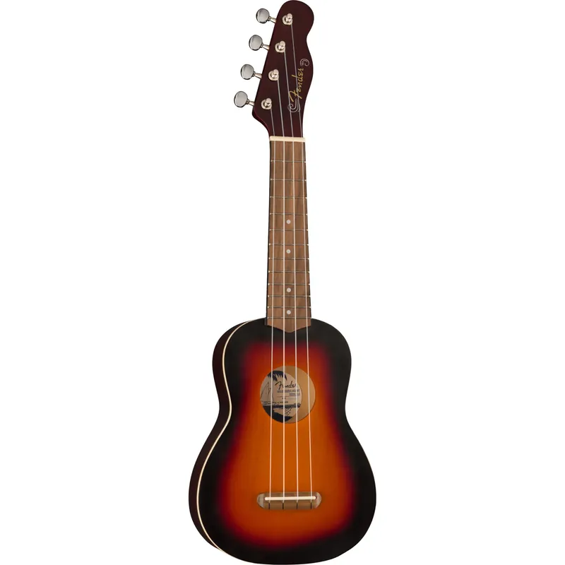 I lager Fender California Coast Venice WN 3-Color Sunburst Soprano U