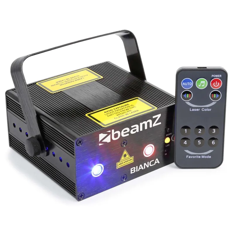 I lager BeamZ BIANCA 330mW Double RGB GOBO Laser
