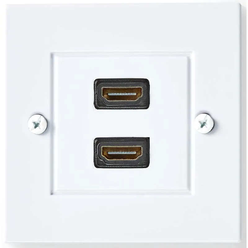 Nedis CVGP34955WT Wall Box with 2x HDMI Ports Köp nu