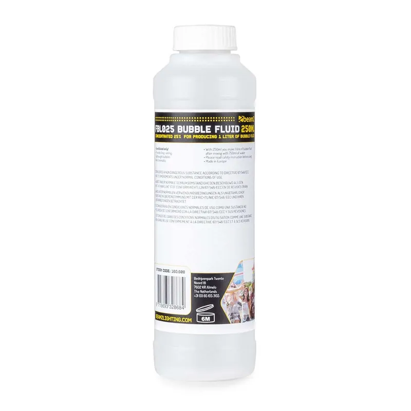 BeamZ FBL025 Bubble Fluid Concentrate, 250ml Kampanjpris