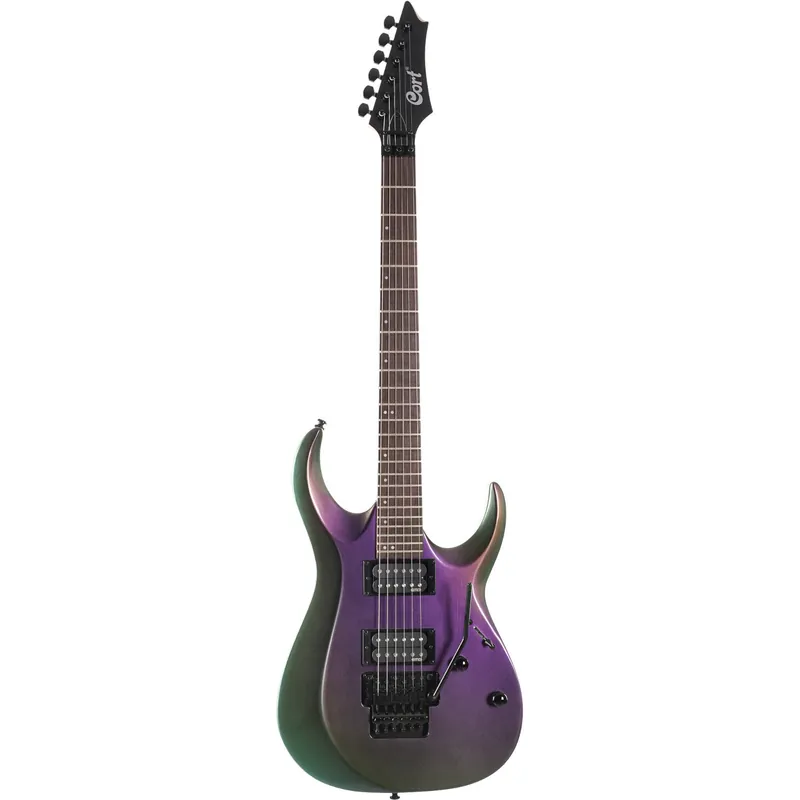 Cort X300 Flip Purple Electric Guitar with Pearlescent Finis Endast idag