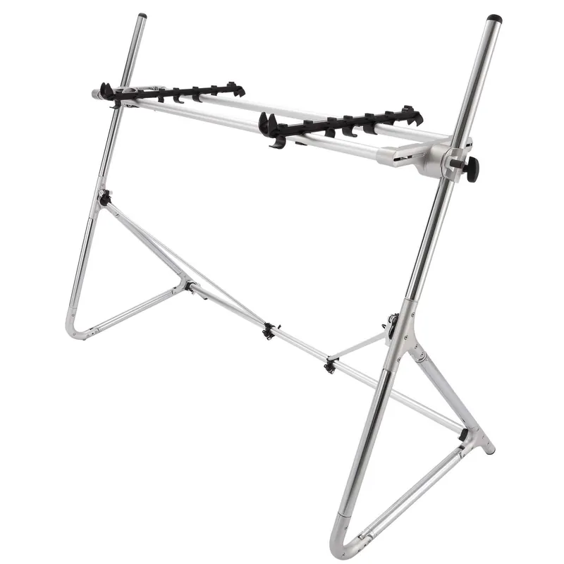 Säker betalning Sequenz KRSQSTDMSV 73-Note Keyboard Stand (Silver)