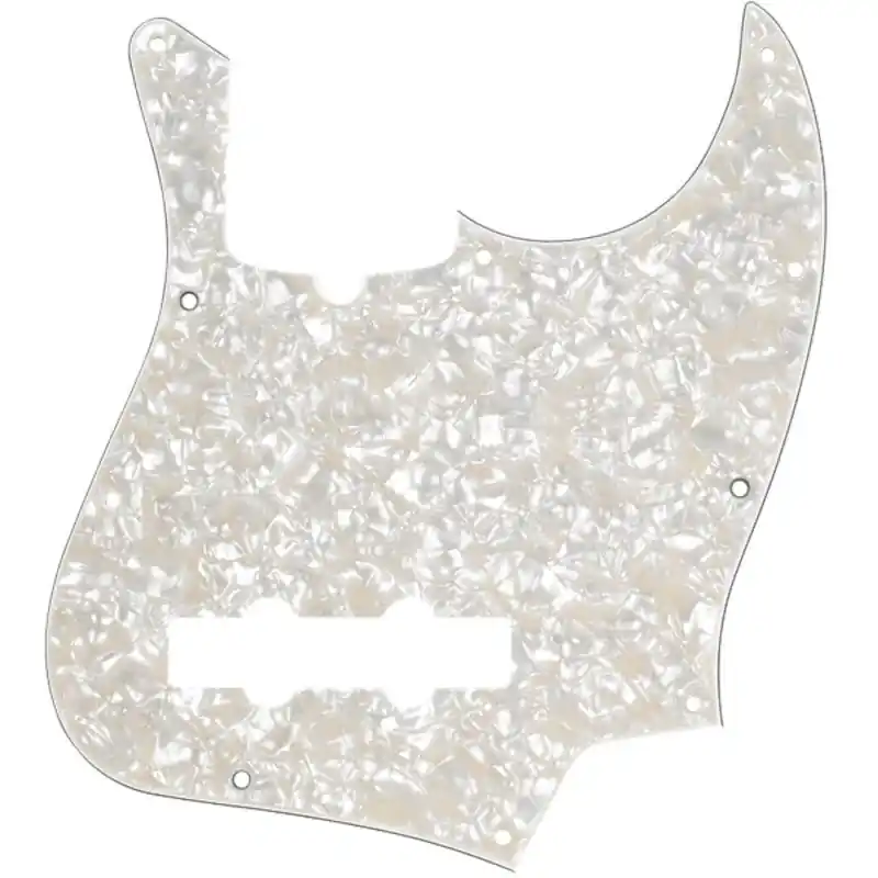 Endast idag Fender 10-Hole Contemporary Jazz Bass Pickguard Aged White P