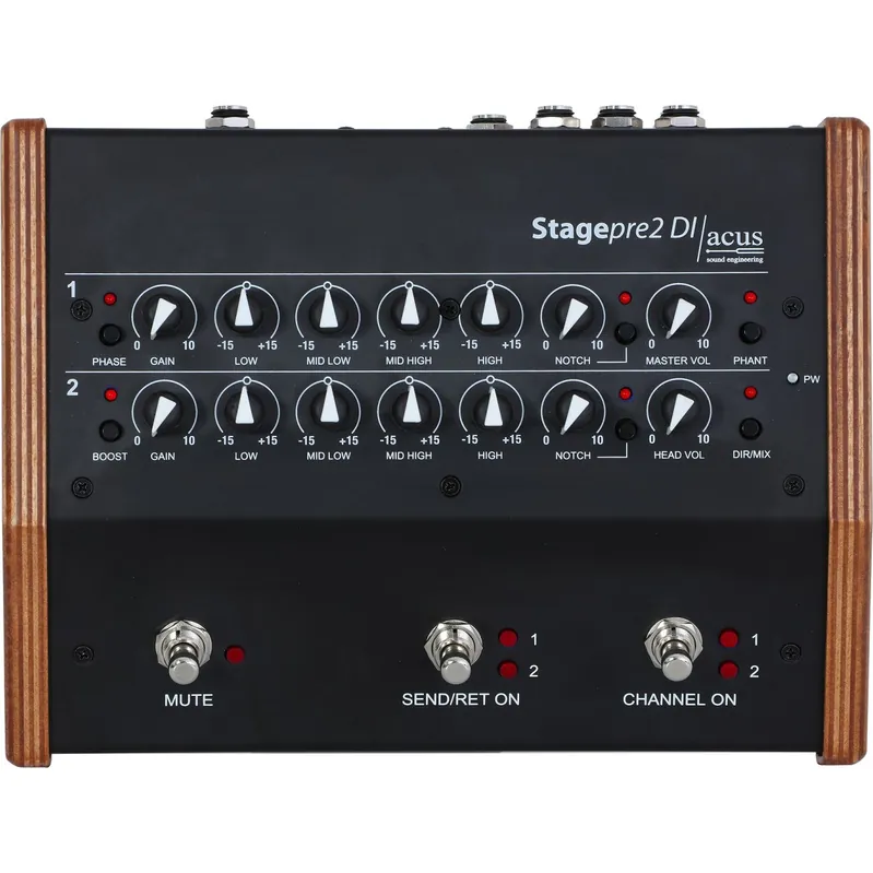 Acus Stagepre2 DI One Series Acoustic Preamp Pedal Rabatt