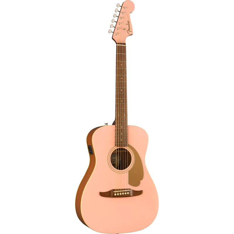 Erbjudandepris Fender Malibu Player Shell Pink WN Electro-Acoustic Guitar