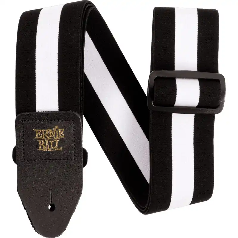 Rea Ernie Ball Stretch Comfort Strap 5327 Racer White Guitar Str